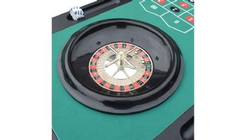 Hathaway Monte Carlo 48-In Roulette Table 4-in-1 Casino Multi-Game Set | Black | NG1136M BG1136M