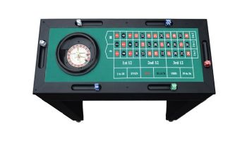 Hathaway Monte Carlo 48-In Roulette Table 4-in-1 Casino Multi-Game Set | Black | NG1136M BG1136M