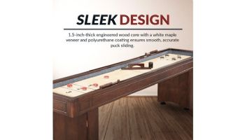 Hathaway Austin 9-Foot Shuffleboard Table | Mahogany Finish | NG1209 BG1209