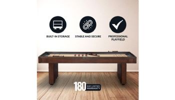 Hathaway Austin 9-Foot Shuffleboard Table | Mahogany Finish | NG1209 BG1209