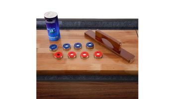 Hathaway Challenger 14-Foot Shuffleboard Table | Walnut Finish | NG1218 BG1218
