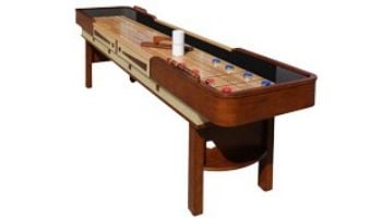 Hathaway Merlot 12-Foot Shuffleboard Table | Walnut Finish | NG1312 BG1312