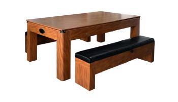 Hathaway Sherwood 7-Ft. Air Hockey Table Combo Set with Benches | NG2422H BG2422H