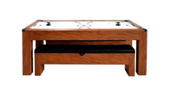 Hathaway Sherwood 7-Ft. Air Hockey Table Combo Set with Benches | NG2422H BG2422H