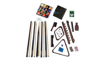 Hathaway Deluxe Billiards Accessory Kit | Walnut | NG2540W BG2540W