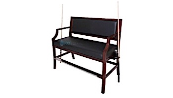 Hathaway Hampton Club Spectator Bench | Walnut Finish | NG2554W