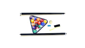 Hathaway Fairmont 6-Ft Portable Pool Table | Black with Blue Felt | NG2574 BG2574