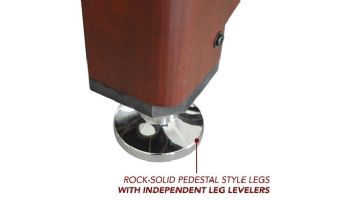 Hathaway Bristol 7-Foot Pool Table with Table Tennis Top | Dark Cherry with Black Felt | NG4023 BG4023