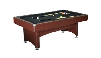 Hathaway Bristol 7-Foot Pool Table with Table Tennis Top | Dark Cherry with Black Felt | NG4023 BG4023