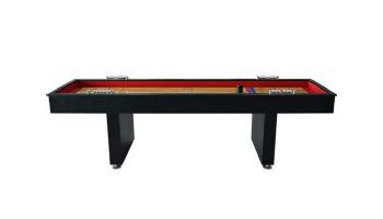 Hathaway Avenger 9-Ft. Shuffleboard Table | Black Finish | NG1203 BG1203