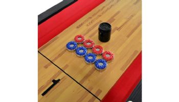 Hathaway Avenger 9-Ft. Shuffleboard Table | Black Finish | NG1203 BG1203