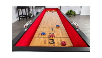 Hathaway Avenger 9-Ft. Shuffleboard Table | Black Finish | NG1203 BG1203