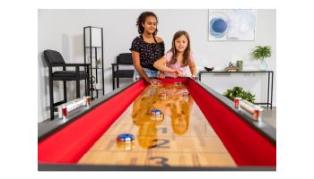 Hathaway Avenger 9-Ft. Shuffleboard Table | Black Finish | NG1203 BG1203