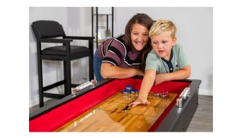 Hathaway Avenger 9-Ft. Shuffleboard Table | Black Finish | NG1203 BG1203