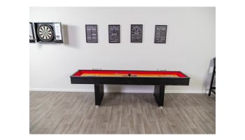 Hathaway Avenger 9-Ft. Shuffleboard Table | Black Finish | NG1203 BG1203