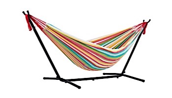 Vivere Double Cotton Hammock with Stand | 9-Foot Salsa | UHSDO9-26