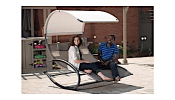 Vivere Double Chaise Rocker | Sienna Steel Frame | CHAISERK2-SA