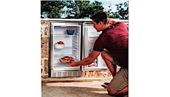 SABER 4.1 cu ft Outdoor UL Rated Stainless Steel Refrigerator | K00AA3314