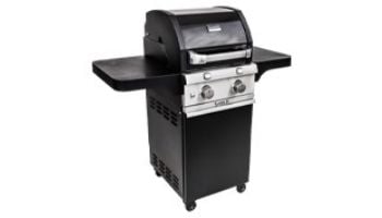SABER Deluxe Black  2-Burner  Free Standing Grill