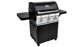 SABER Deluxe 3-Burner Stainless Steel Free Standing Propane Gas Grill | R50CC0617
