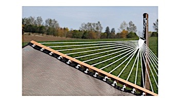 Vivere Double Poolside Hammock | Sienna | POOL26