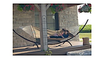 Vivere Arc Hammock Stand | 15-Foot Black Steel | 15ARCS-BLK