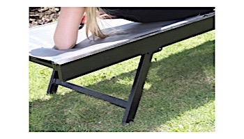 Vivere Urban Sun Lounger | Black Chrome | URBLI-BC