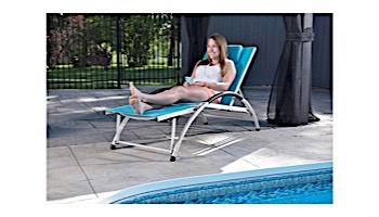 Vivere Dockside Sun Lounger | True Turquoise | DKDSUN-TT