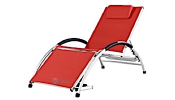 Vivere Dockside Sun Lounger | Cherry Red | DKDSUN-CR