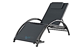 Vivere Dockside Sun Lounger | Black Ink | DKDSUN-BI