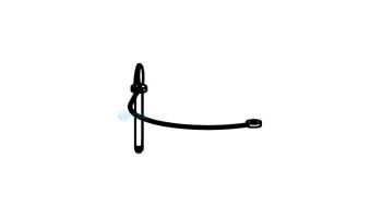 Aqua Products Pin, Plastic, locking, Blue, | 1 Per Pack | A3023BLPK