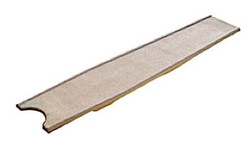 Inter-Fab 7' Diving Board with Sand Tread Surface and Board to Base Stainless Steel Mounting Hardware | Safari Sunrise | T7 DB-59