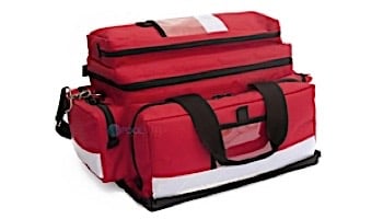 KEMP USA Large Professional Trauma Bag | Red | 10-104-RED
