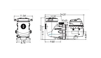 Hayward Tristar VS Variable Speed Pool Pump | 1.85HP 230V Single Phase | W3SP3202VSP