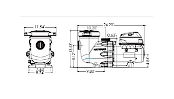 Hayward TriStar VS Variable Speed Pool Pump Automation | 1.85HP 230V | SP3202VSPND
