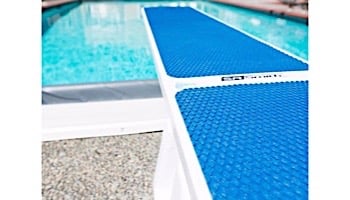 SR Smith TrueTread Series Diving Board | 6' White with Blue Top Tread | 66-209-576S2B