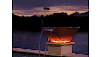 Pentair MagicBowl Water Effects Fountain Bowl without Light Niche  | Round Brass | 580044