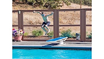 SR Smith Salt Pool Jump System with TrueTread Board Complete | 6' White with Red Top Tread | 68-207-5762R