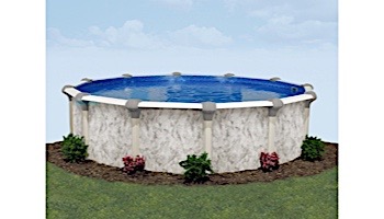 Sierra Nevada 24' Round Above Ground Pool | Ultimate Package 52" Wall | 163358