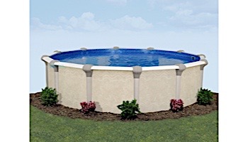 Oxford 24' Round Above Ground Pool | Ultimate Package 52" Wall | 163438