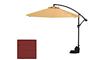 Santiago Cantiliver Spa Side Umbrella | 10-ft Octagon | Terra Cota | NP5808