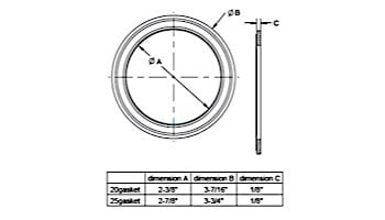 AquaStar 2" Gasket | 20GASKET