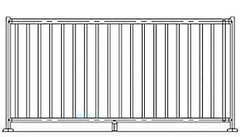 Saftron 2200 Series Pool Fencing | 48" H x 8' W Sections | White | FS-2200-4896-W