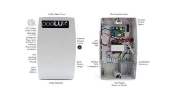 SR Smith poolLUX Power Lightning Control System | 60 Watt Transformer | Includes 2 Treo Light Kit | 2TR-PLX-PW60