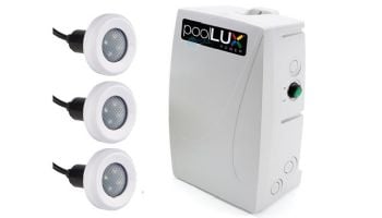 SR Smith poolLUX Power Lightning Control System | 100 Watt Transformer | Includes 3 Treo Light Kit | 3TR-PLX-PW100