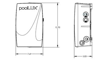 SR Smith poolLUX Power Lightning Control System | 100 Watt Transformer | Includes 3 Treo Light Kit | 3TR-PLX-PW100