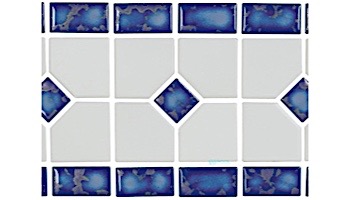 National Pool Tile Grace Series Pool Tile | Blue | GRACE-POISE