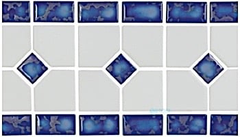 National Pool Tile Grace Series Pool Tile | Blue | GRACE-POISE