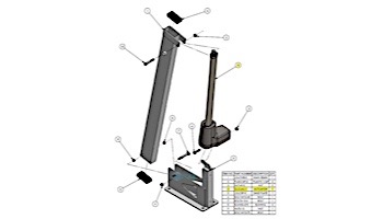 Global Lift Corp Legend Series Lift Actuator | GLCLAU-1