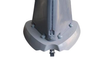 EcoJet Hurricane Stand Alone Misting Fan | 26 Gallon Reservoir | 1,500 Sq. Ft. Cooling Area | Grey | LVP-040201